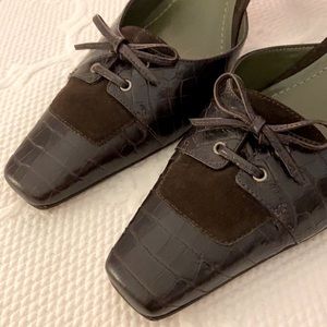 Ann Taylor Dark Brown Heels | Size 9